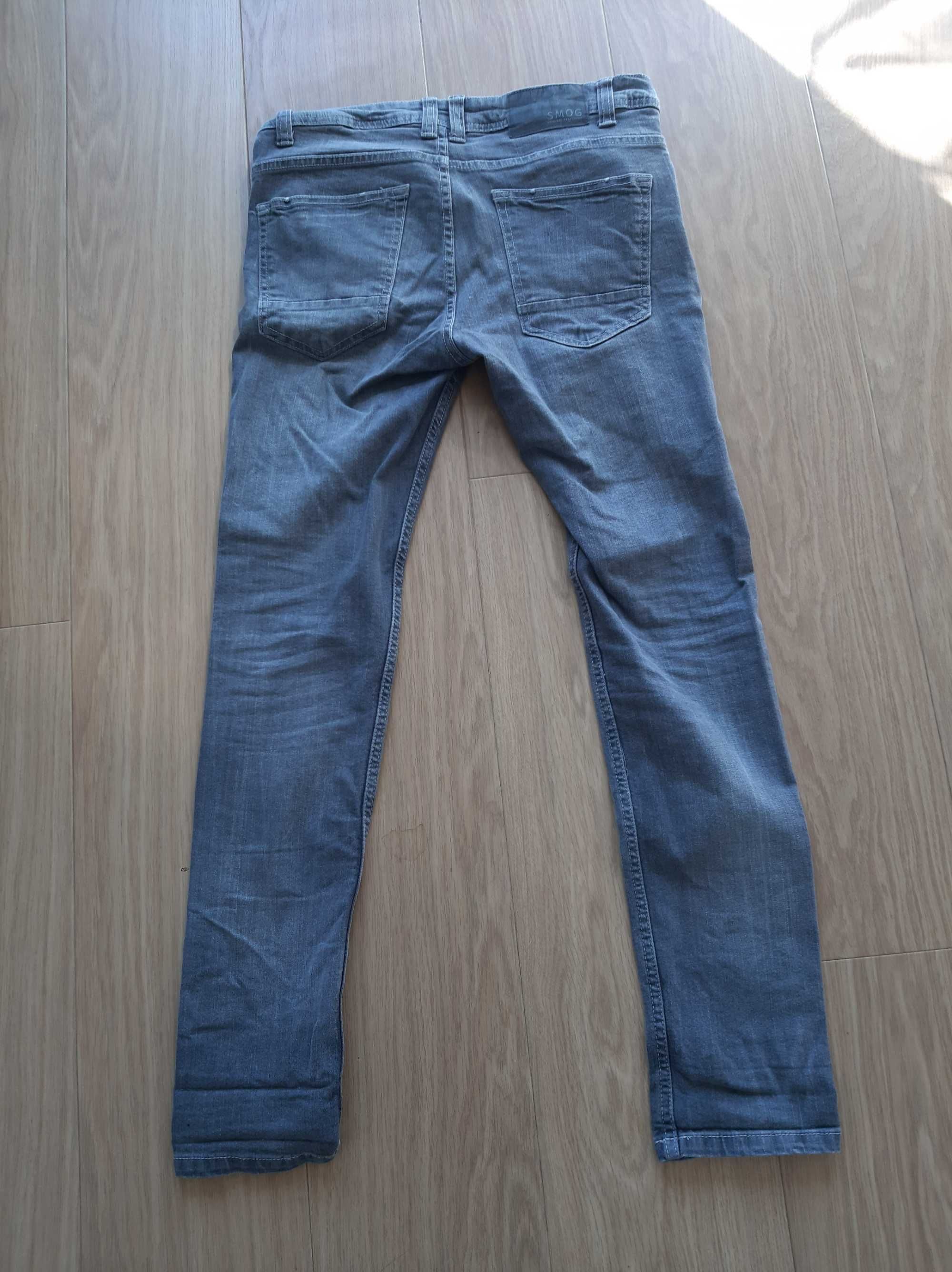 Szare jeansy Cropp/SMOG EUR29/30/S