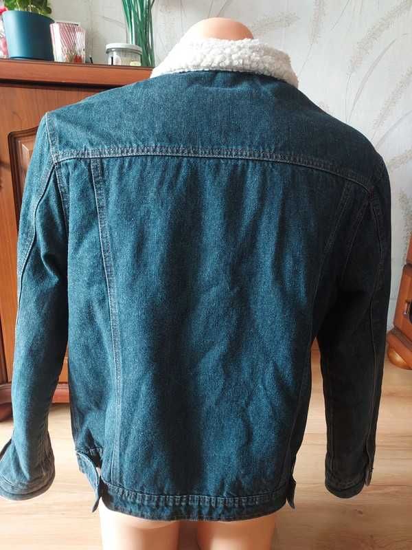 Kurtka jeans ocieplana M