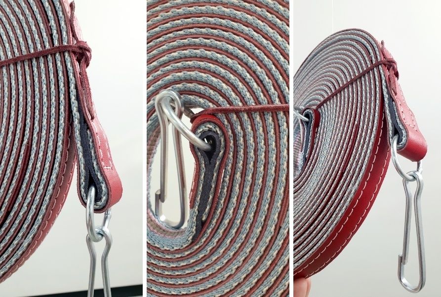 Віжки обшиті шкірою