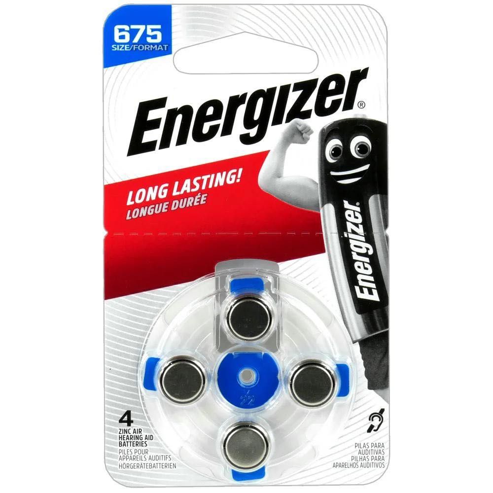 4 sztuki baterii Energizer
typ 675 / PR44