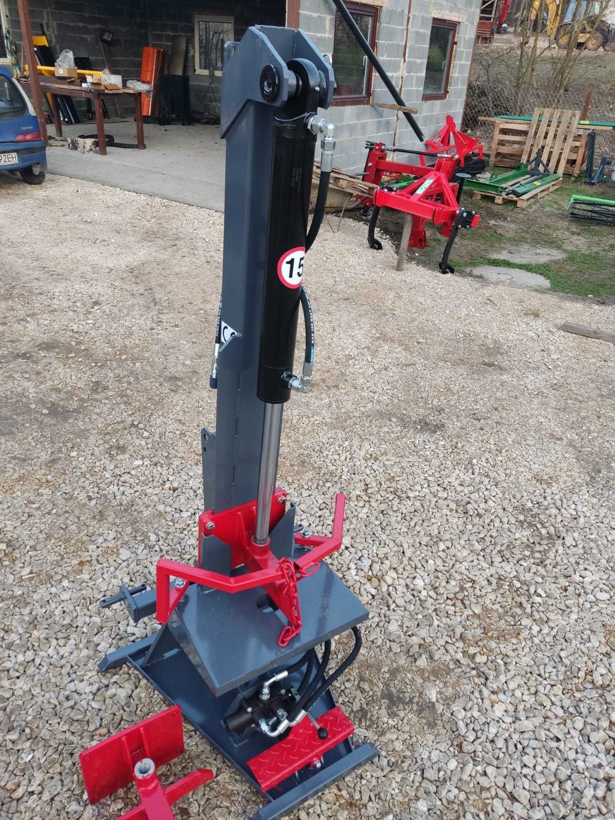 Łuparka hydrauliczna rozdrabniacz do drzewa nowa nacisk 20ton dostawa