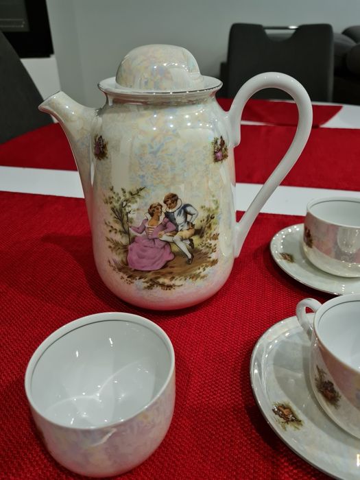 Zestaw kawowy porcelana PRL