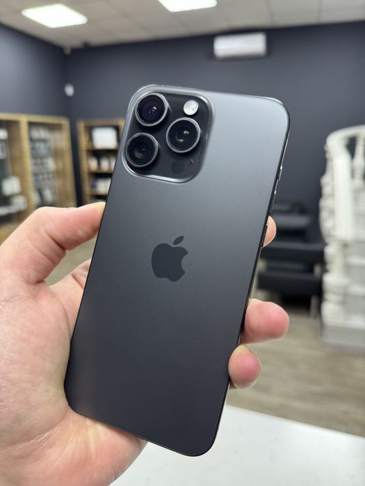 iPhone 15 Pro Max 512gb Black Titanium Neverlock Ідеальний з Гарантією