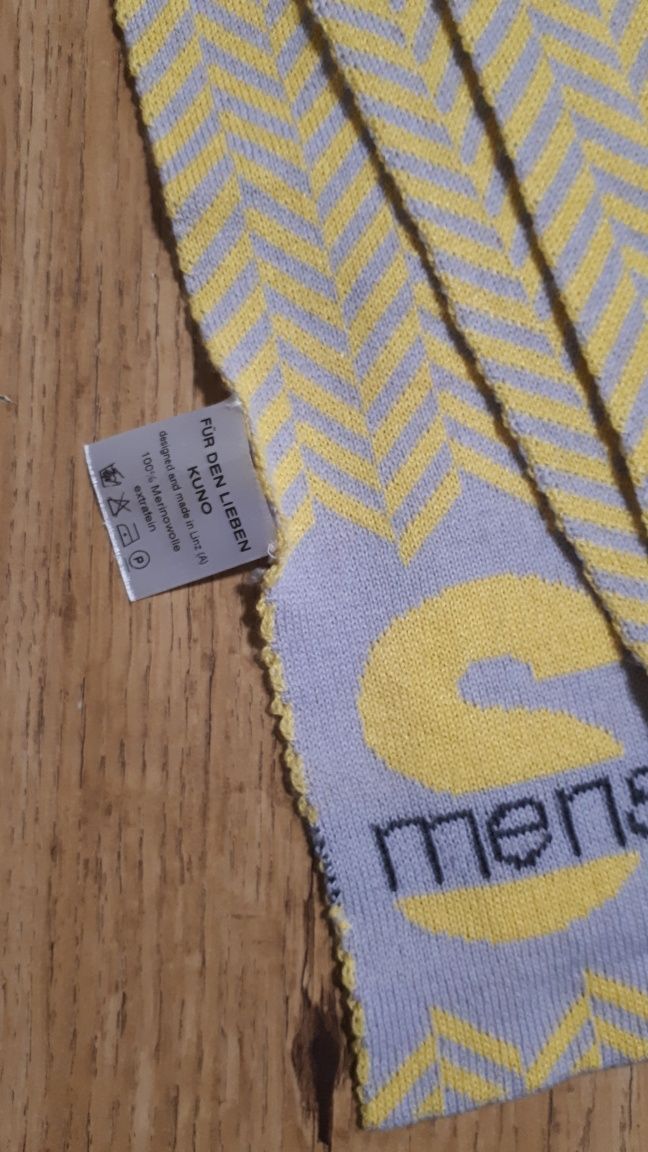 Szalik męski 100% merino wool
