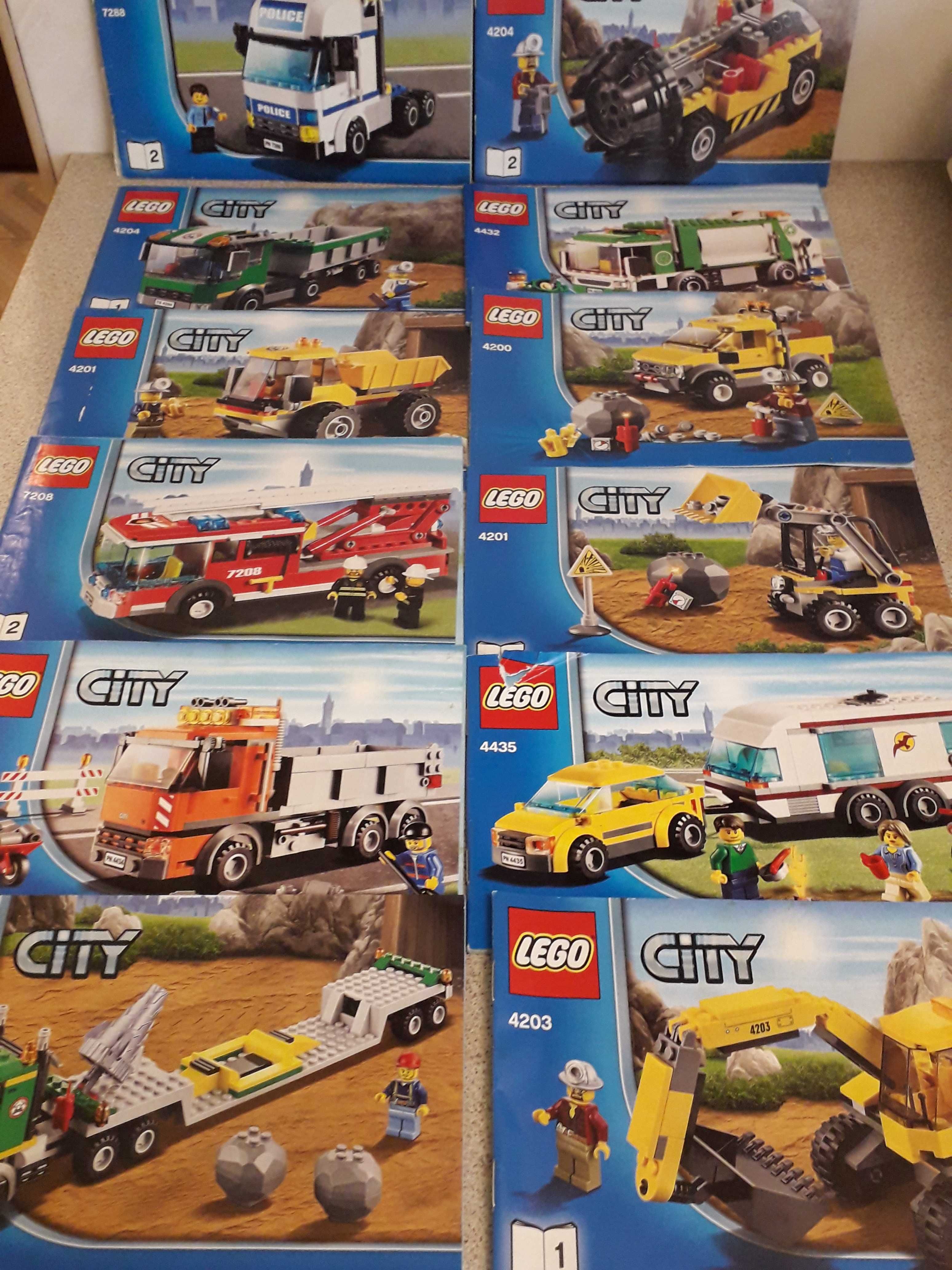 instrukcje do lego city, technic, creator - różne 50 szt.