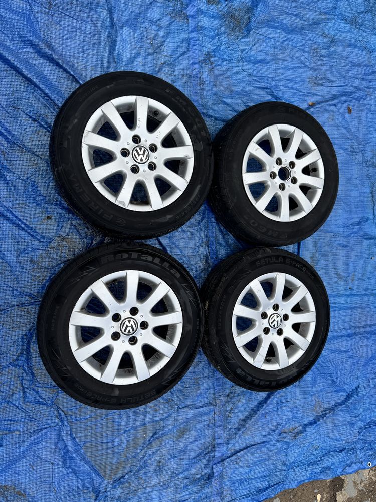 Alufelgi 5x112 15  z oponami