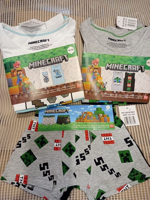 Nowy zestaw paka minecraft 122-128
