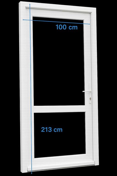 Drzwi wejściowe zewnętrzne pcv okazja 100/213  a mamy ich 13 sztuk