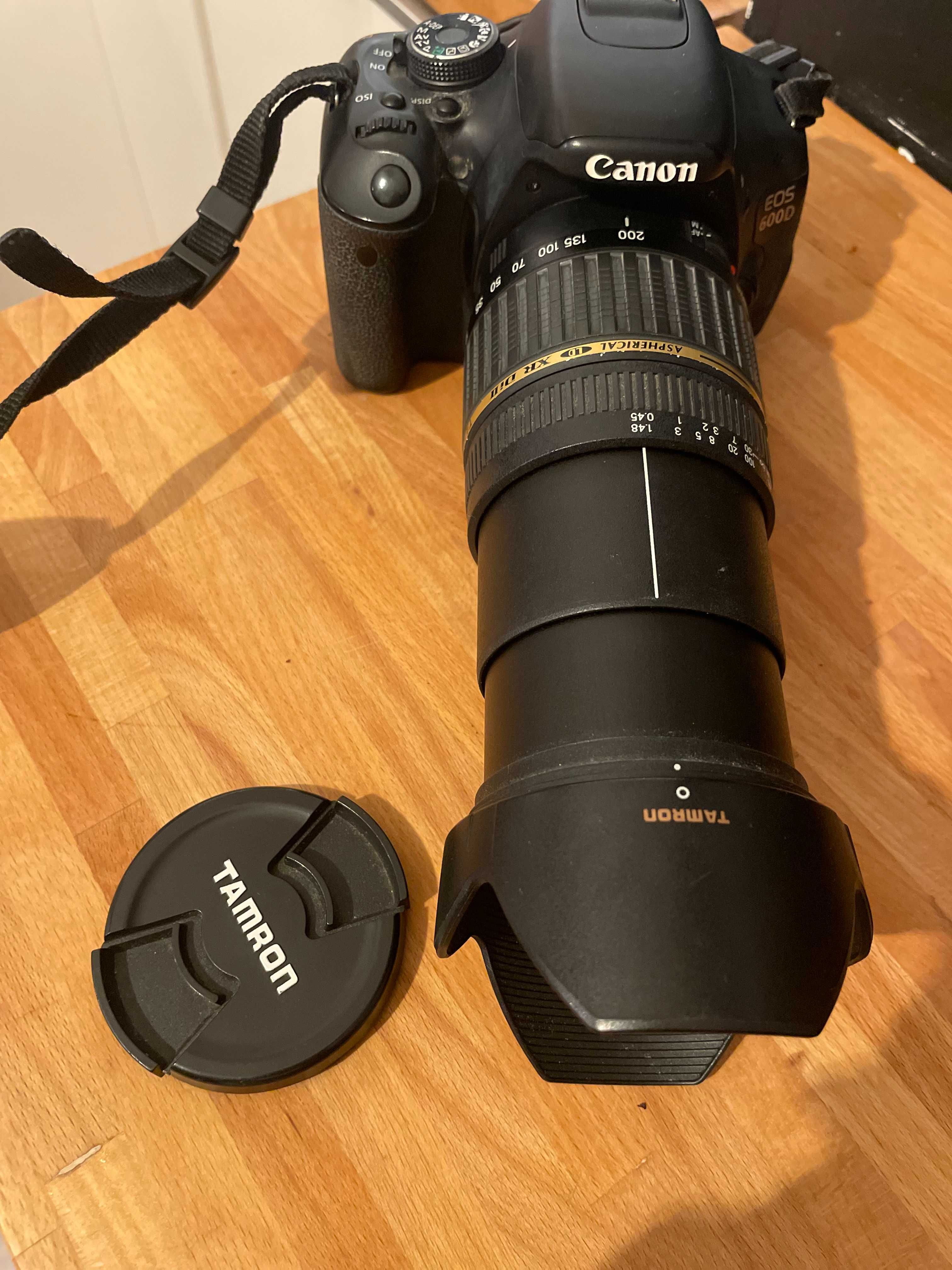 Lustrzanka Canon + 2 obiektywy