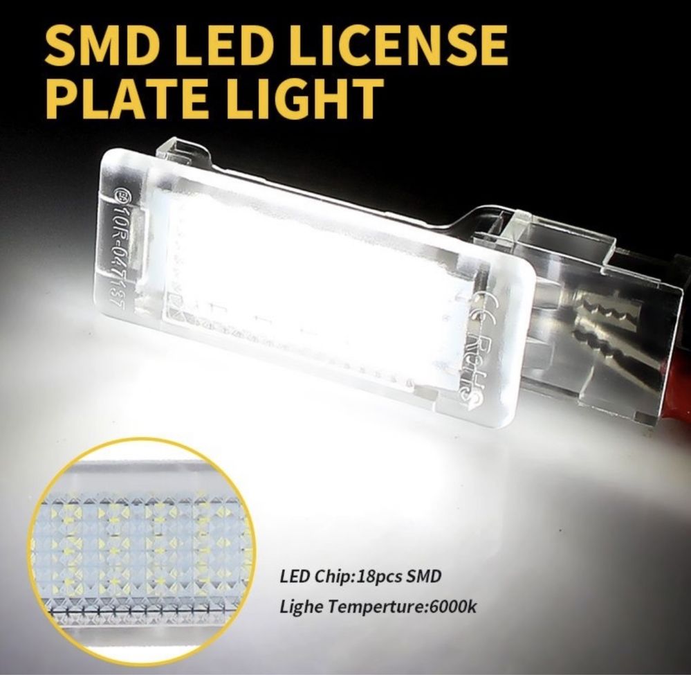 LED подсветка салона ног, дверей и багажника Volkswagen/Skoda