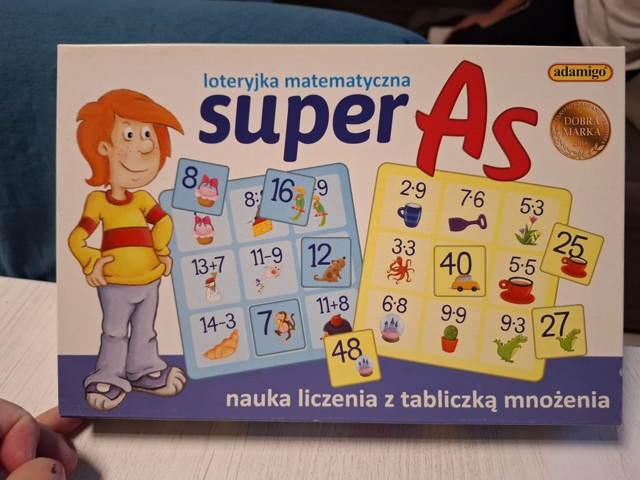 Gra matematyczna, tabliczka mnożenia