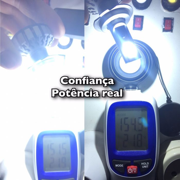 Kit led H7 H1 H3 H4 H8 H11 H13 Hb3 HB4 outros 72w