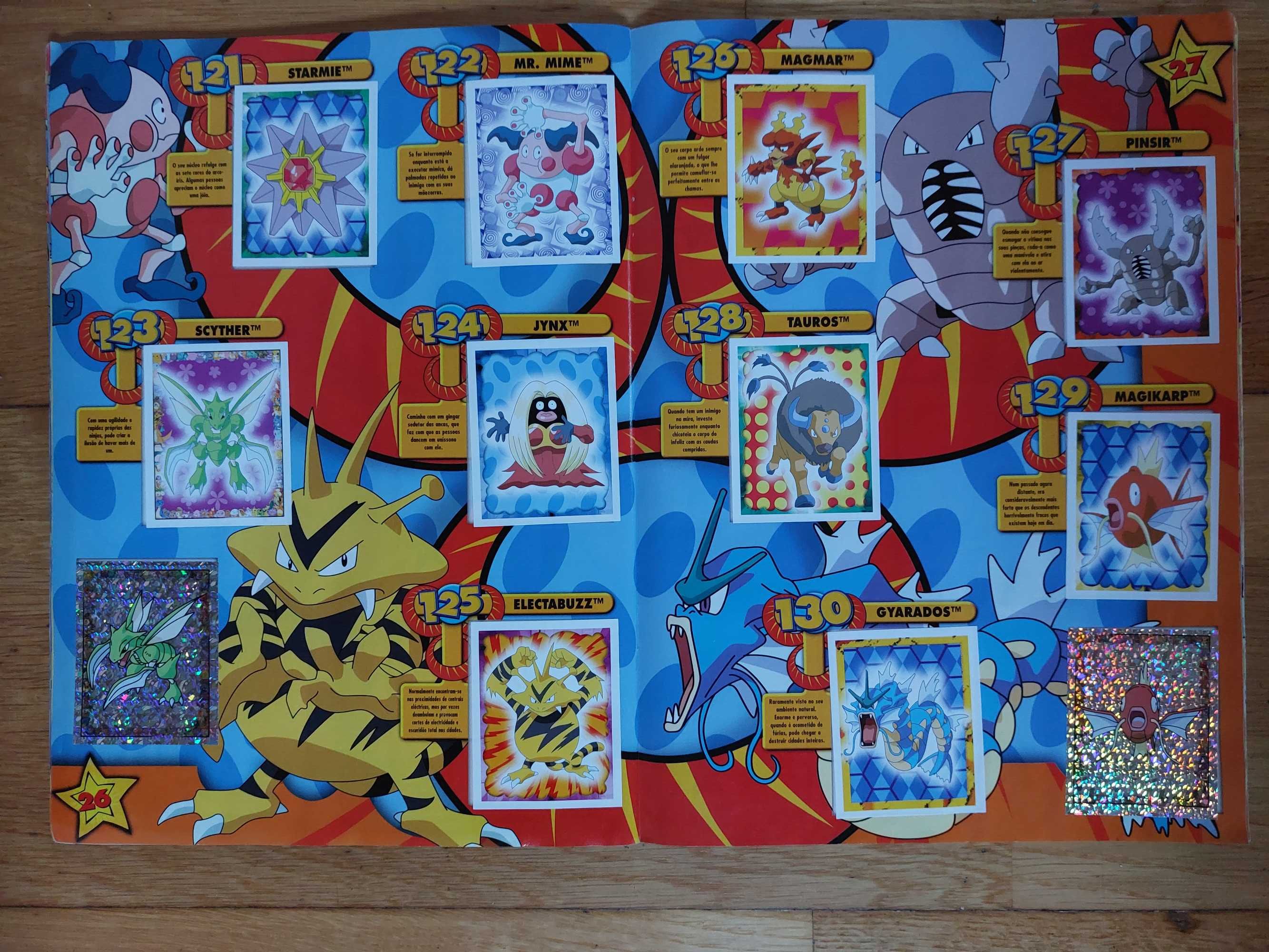 Caderneta "Pokémon - Gotta Catch em all!" - completa + poster