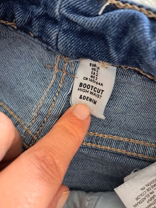 Calcas de ganga a boca de sino 32