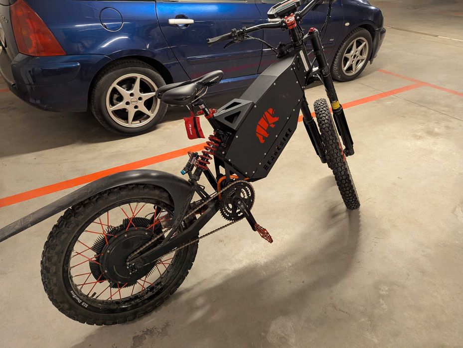 Rower BearEbike Russell - jak nowy TANIEJ o VAT +  bagażnik na hak GRA