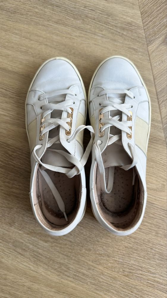 Ryłko sneakersy 36 skóra biale