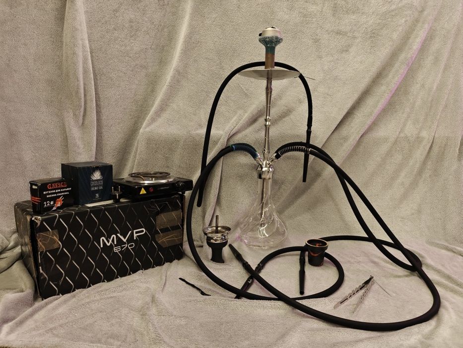 Shisha Aladin MVP 670 Wave duża 4 węże zestaw