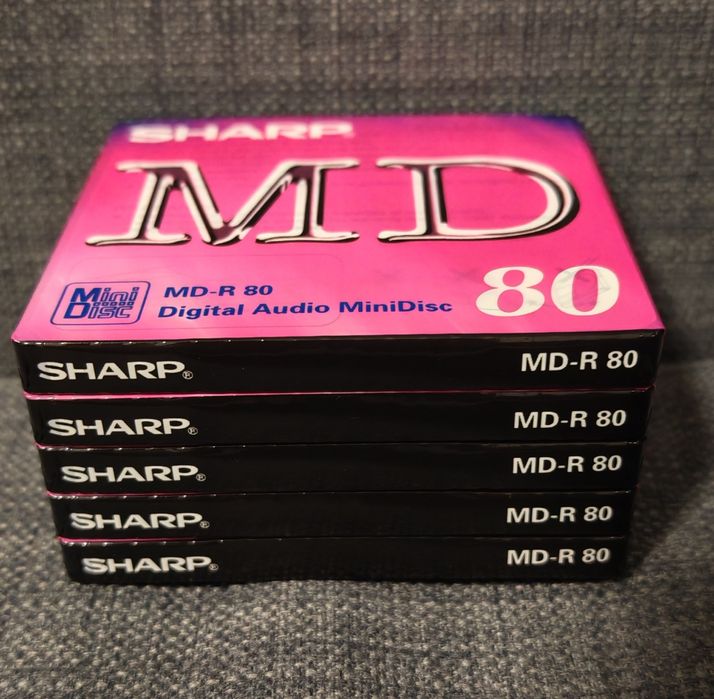 Minidisc минидиски Sharp 80 min 5 шт