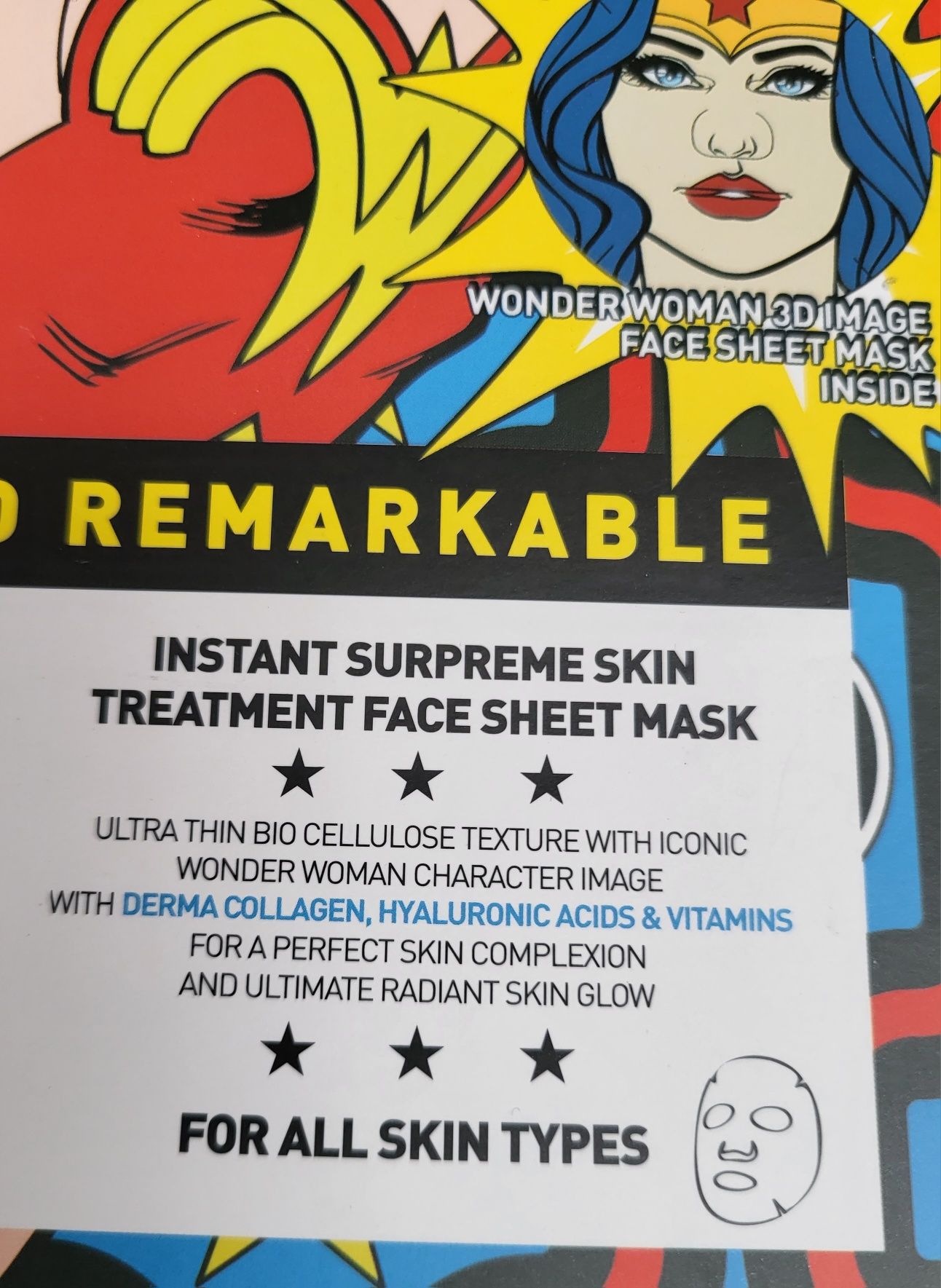 Wonder Woman 3D Imagine Face Mask