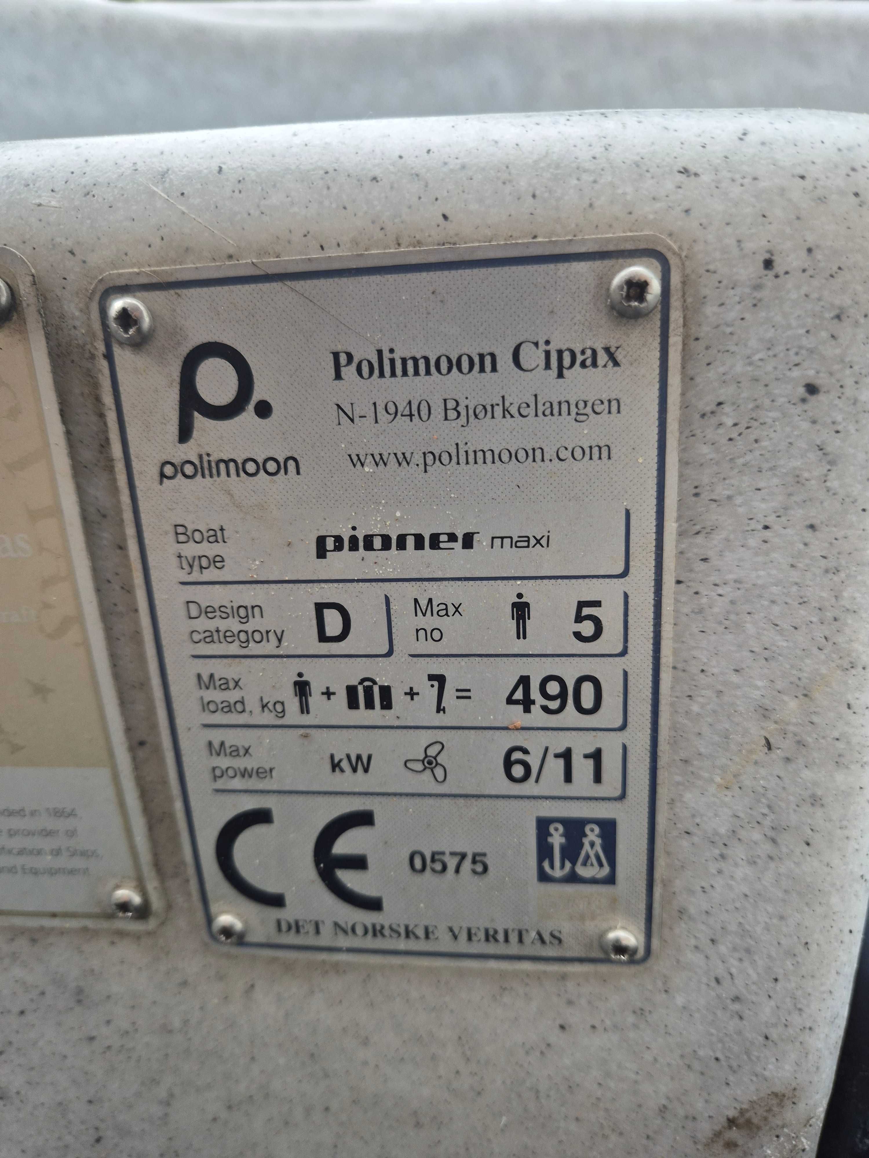 Pioner Maxi sport łódź motorowa norweska plastik łódka wiosłowa
