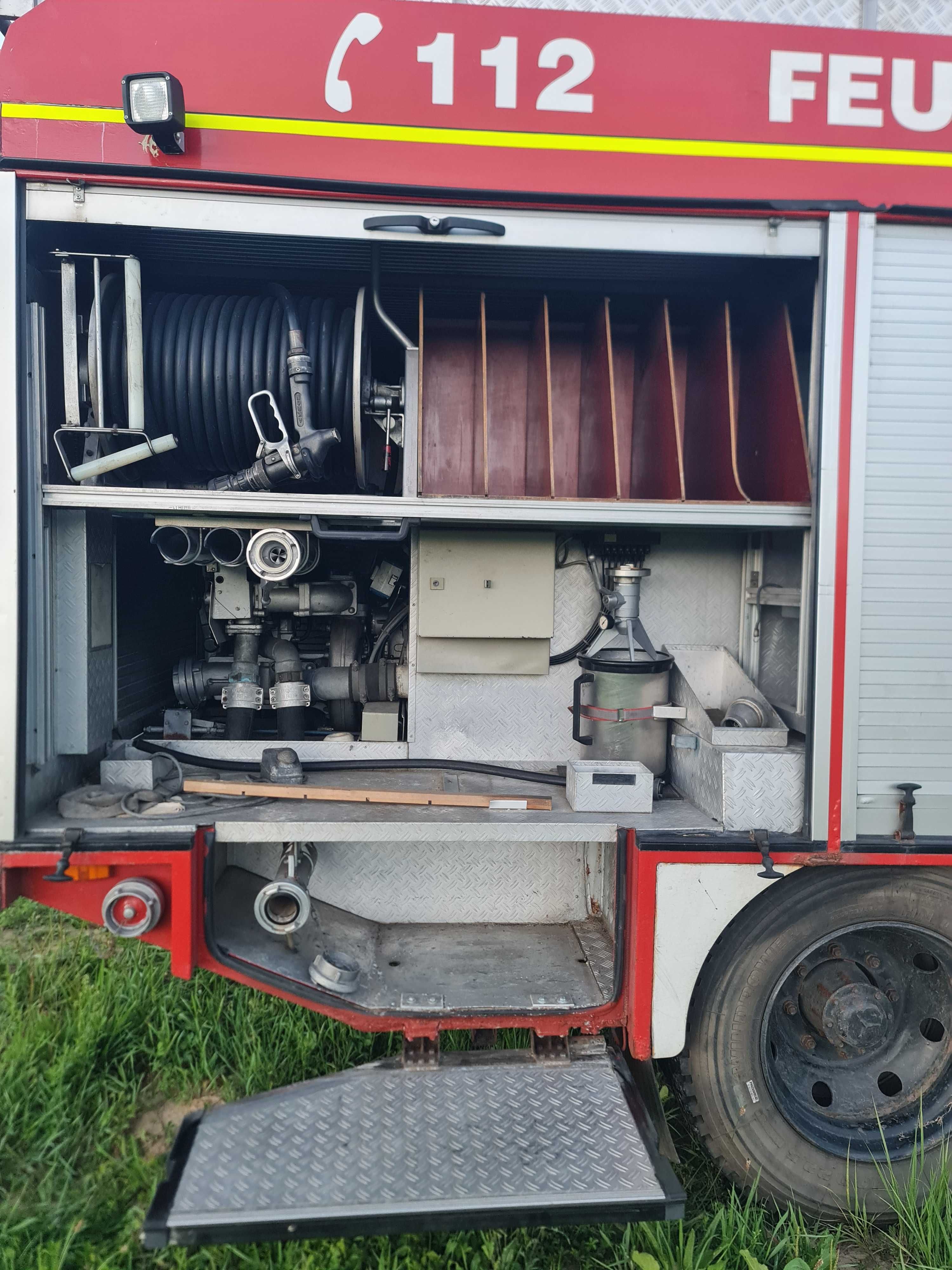 Mercedes Benz 1124 4x4 pojazd strażacki ZIEGLER straż GBA 2.5/16 MAN