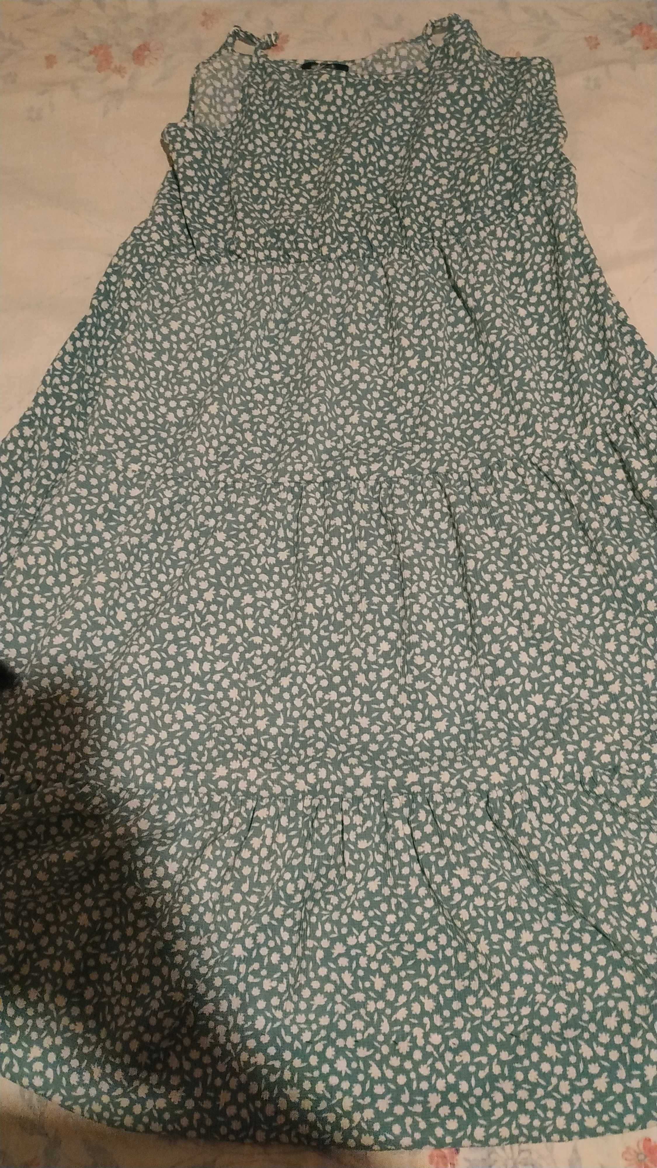 Довга,  літня сукня  (сарафан). Розмір 46 - 48