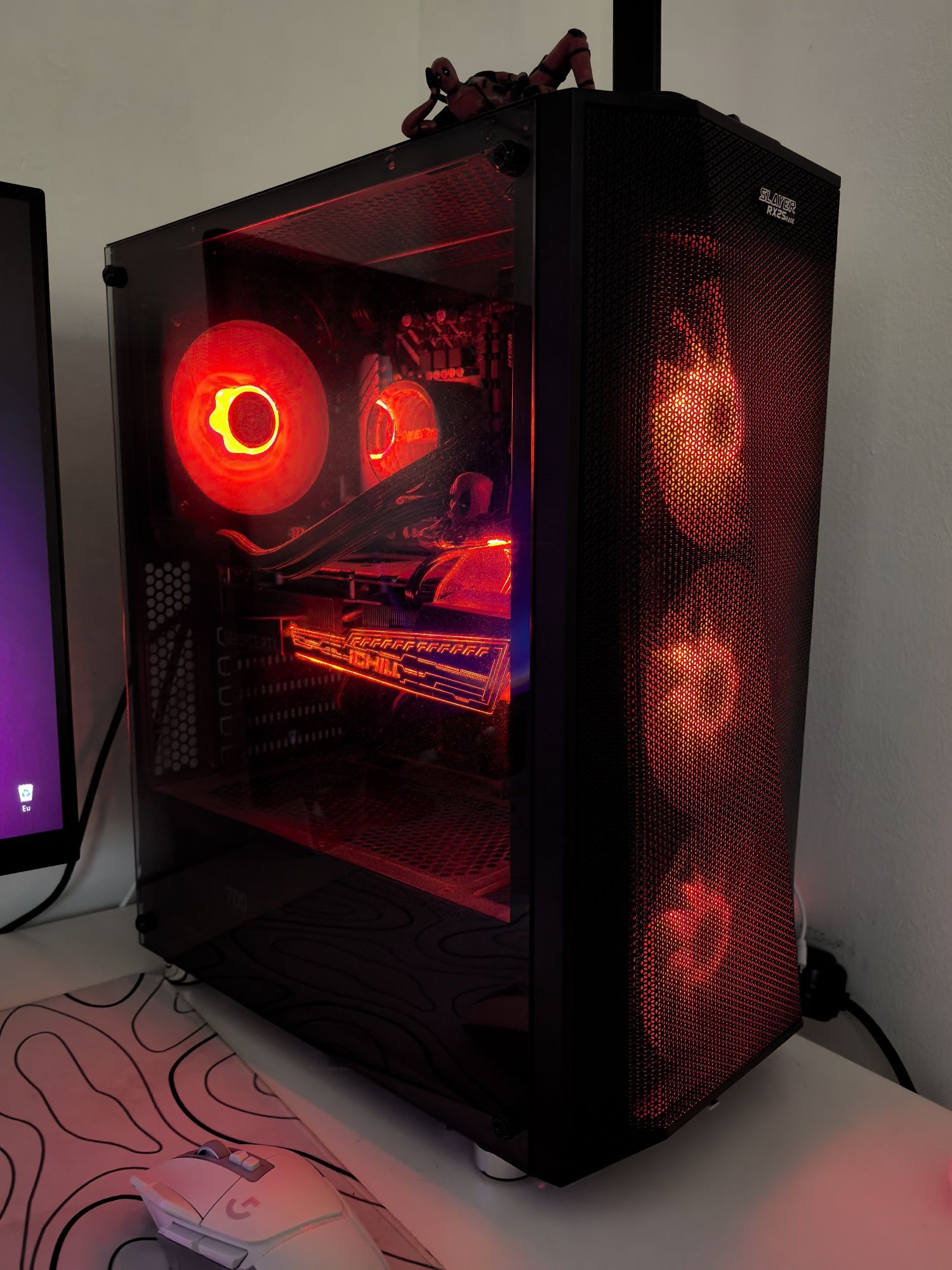 Pc Gaming RTX 3060 Ti e Monitor 144hz - NOVO GARANTIA
