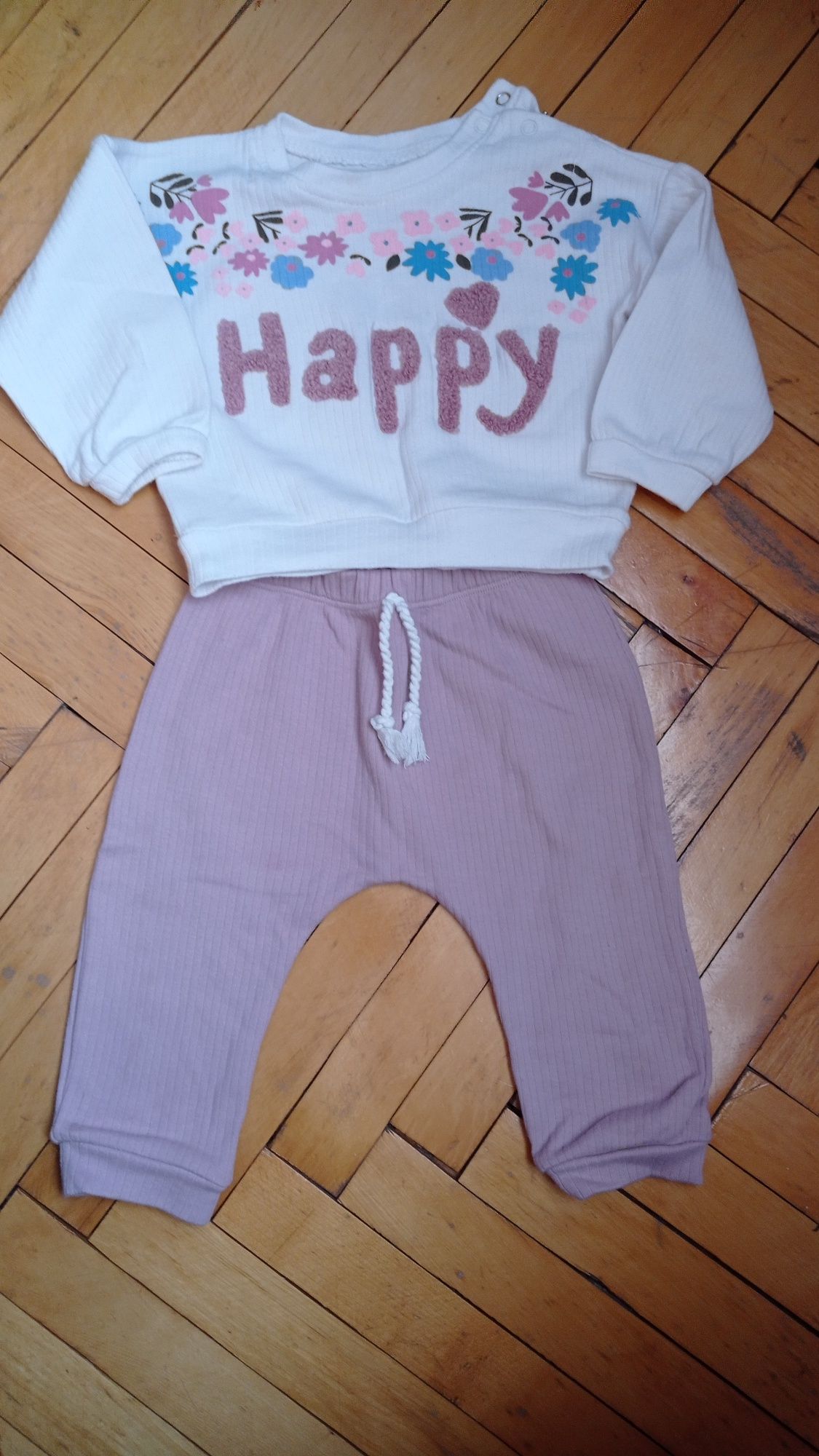 Костюмчик, набір для дівчинки, штани, кофта. 12 місяців, 80 розмір