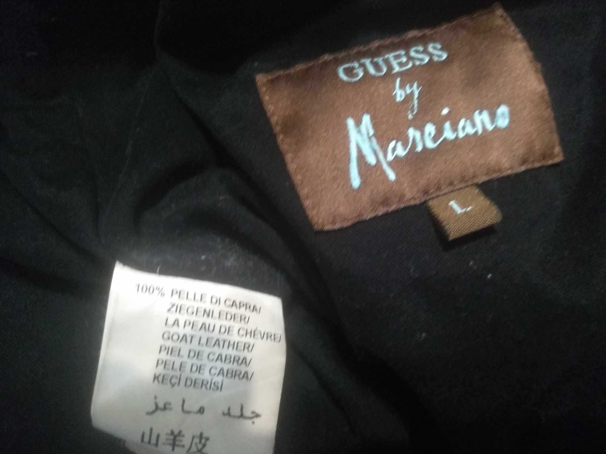 Guess & Marciano leather jacket kurtka skóra kozia size L jak M