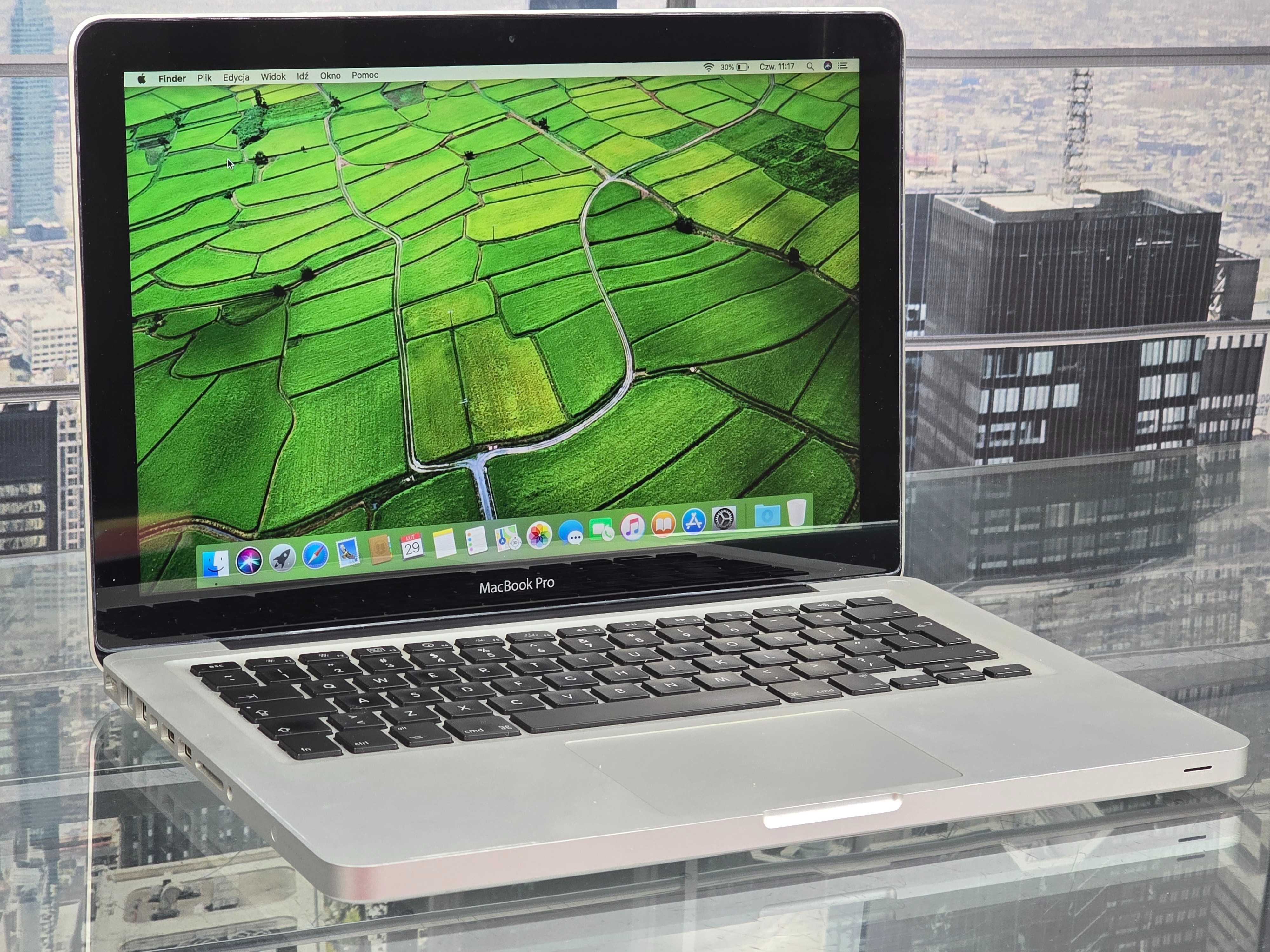 Macbook Pro 13,3' C2D Dysk 256 SSD 8GB RAM Podś Klaw  Bateria Gwarancj