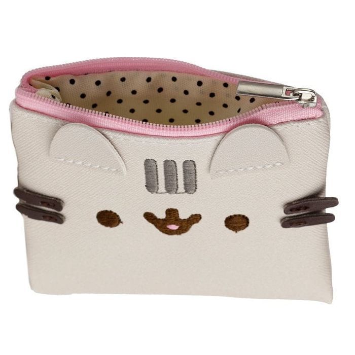 portfel zapinany na zamek kotek pusheen the cat portmonetka