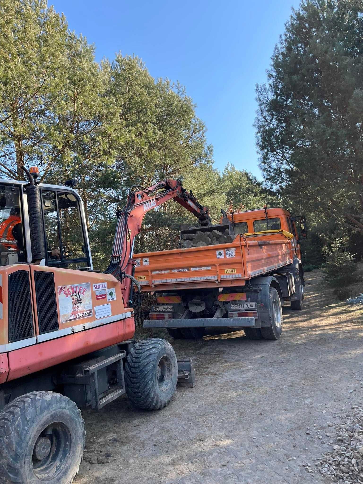 wywóz gruzu ziemi Olsztyn transport odpadów budowlanych sprzątanie