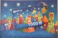 Puzzle Enjoy, domki, 1000 el. 2 braki