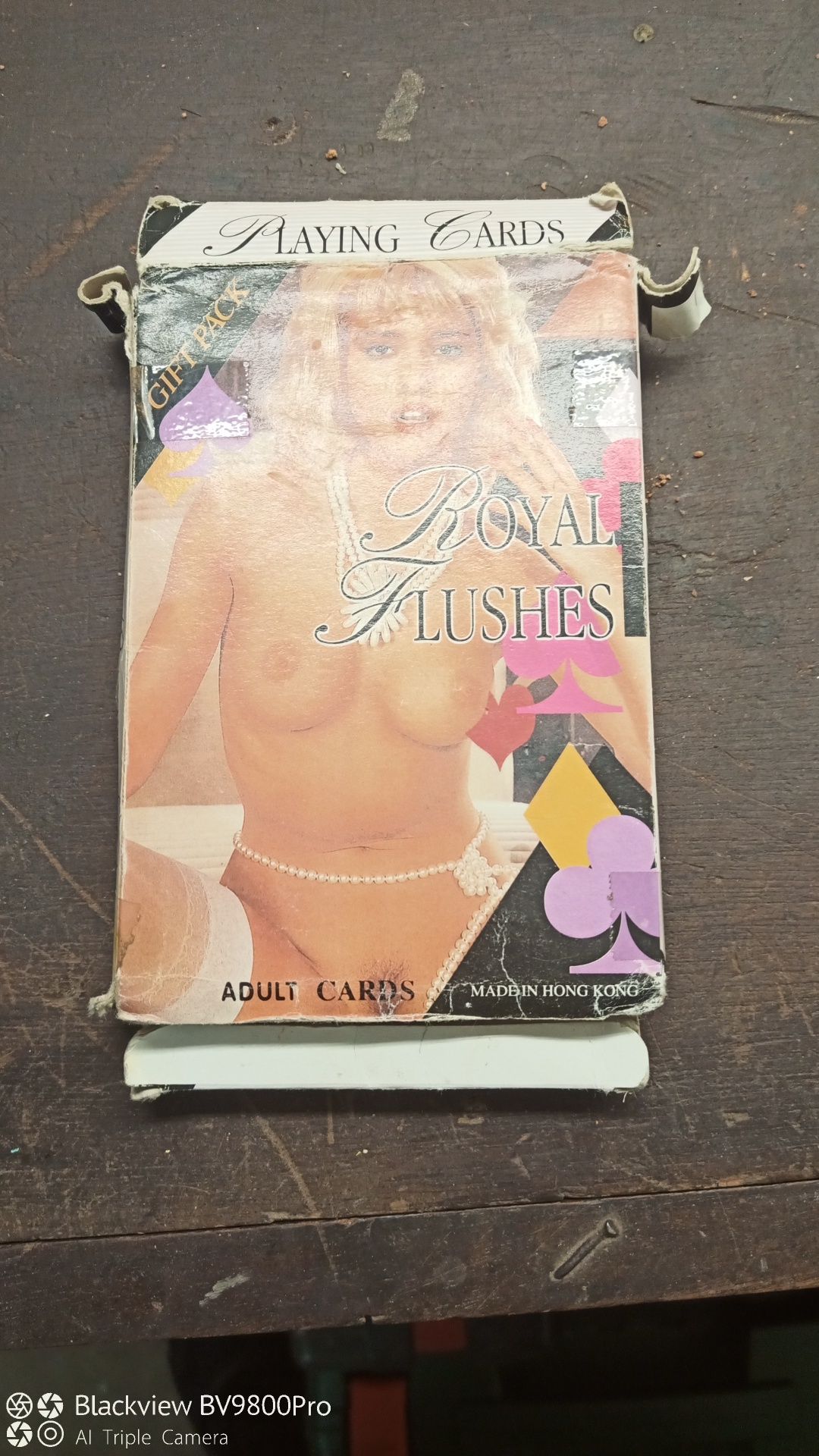 Baralhos cartas vintage eróticas
