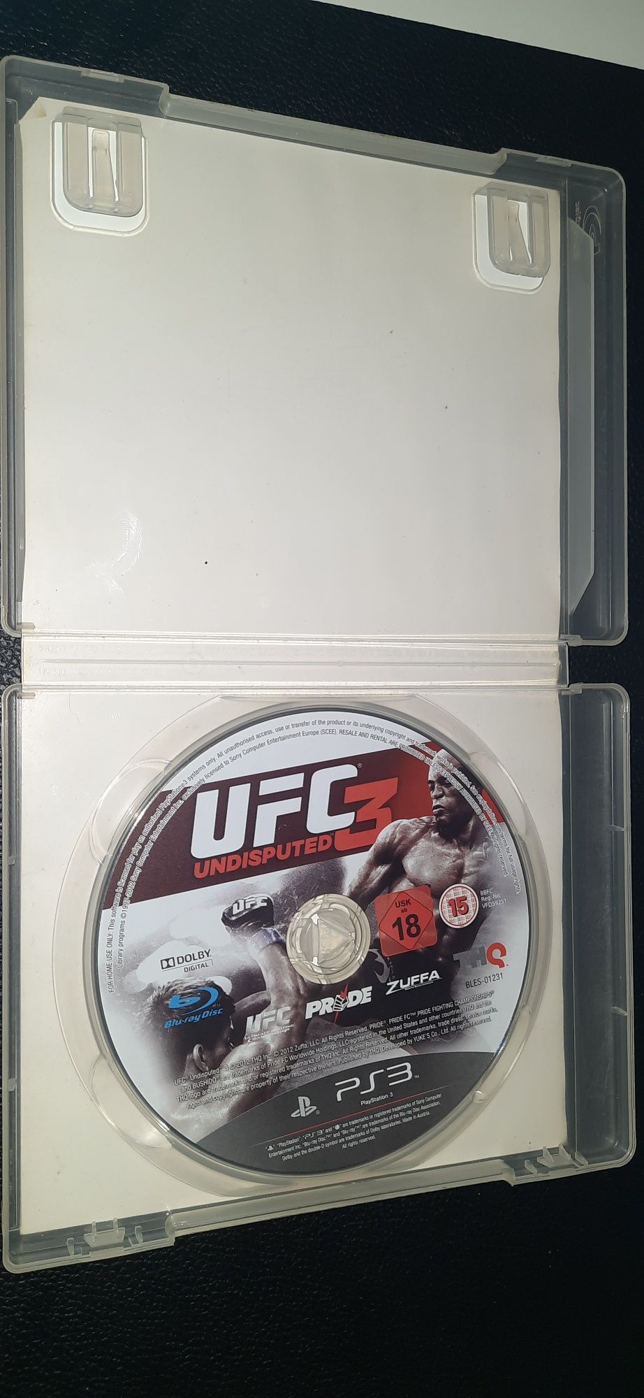 UFC 3 Undisputed na ps3