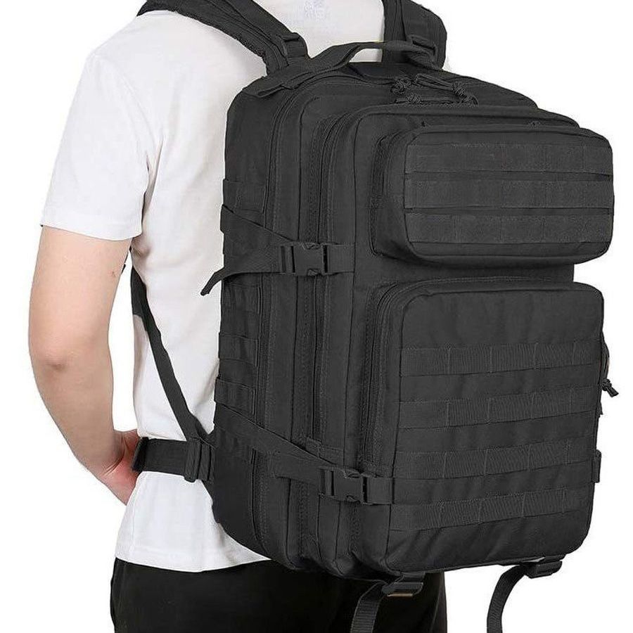 Рюкзак тактичний 50 л, з підсумками Військовий штурмовий рюкзак