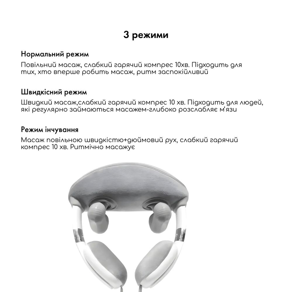 Масажер для шиї, плечей і спини 4 в 1 MassPro 4.0
