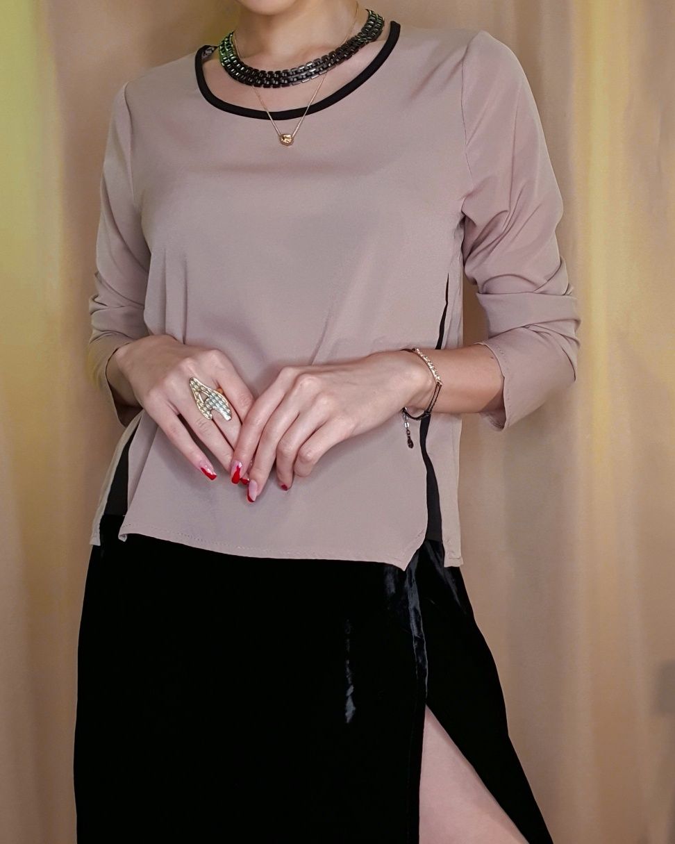 Блуза женская Casual с длинным рукавом/ Блузка   OGN р..S