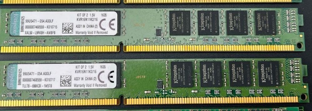 Kingston KVR16N11K2/16 DDR3-1600 CL11 SDRAM