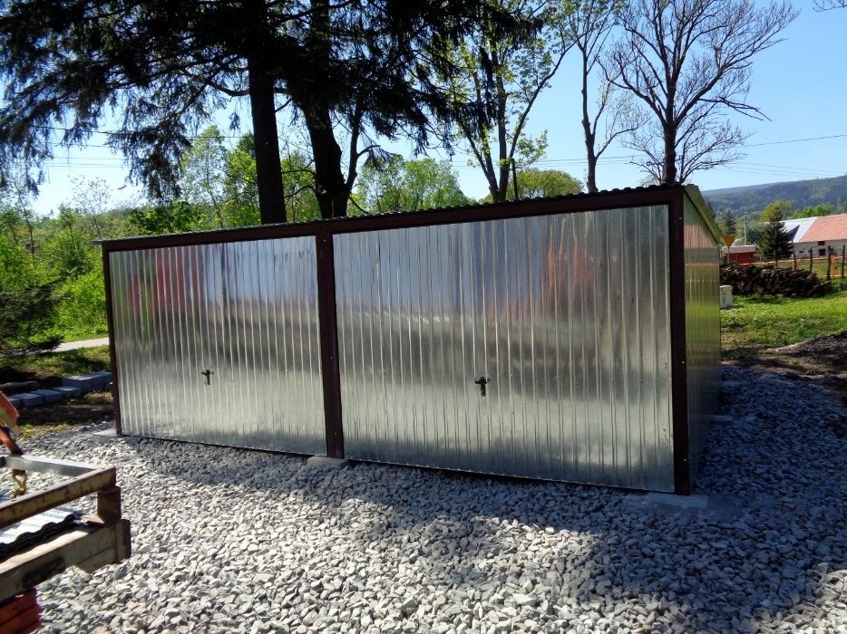 Garaż Blaszany na budowę Garaże blaszane wzmocnione od Producenta