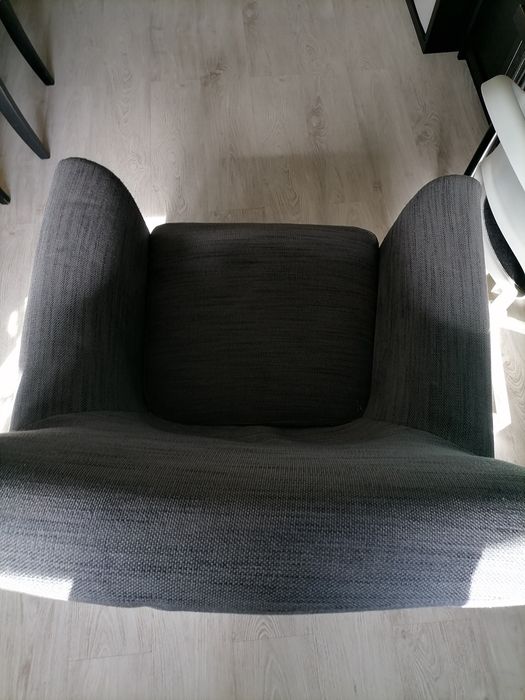 Sofa de 1 lugar cinza usado