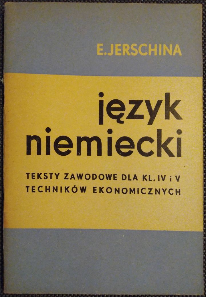 Język niemiecki, testy zawodowe, Jerschina