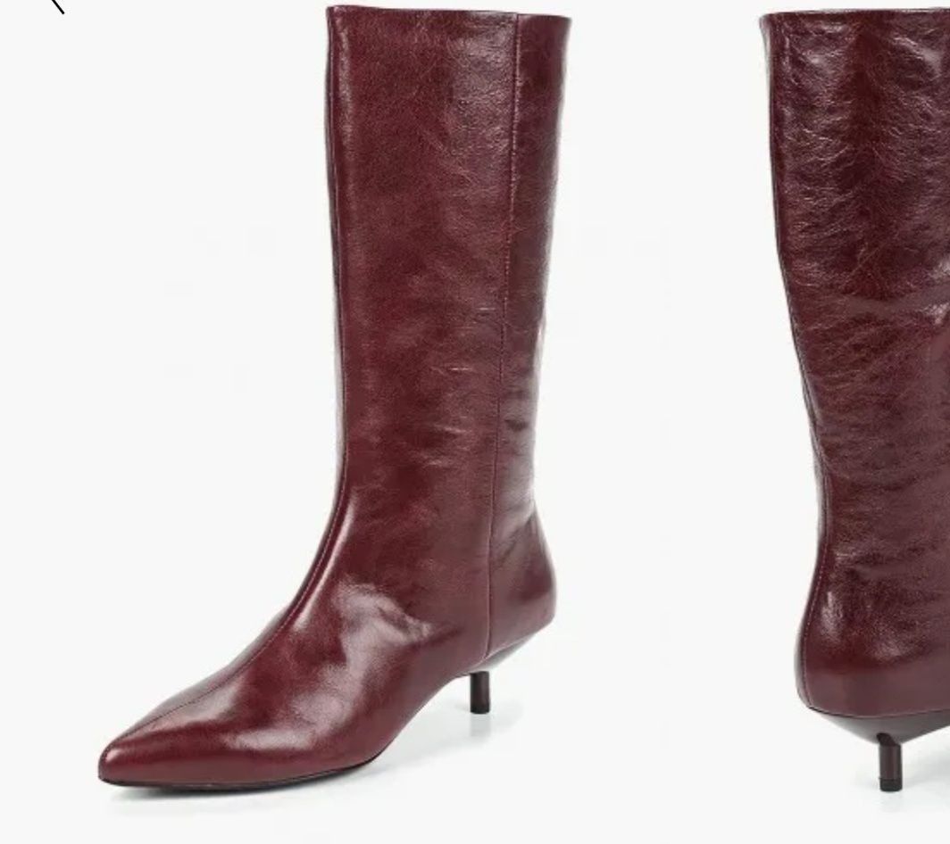 Botas Mango Pele Novas com etiqueta tam 36