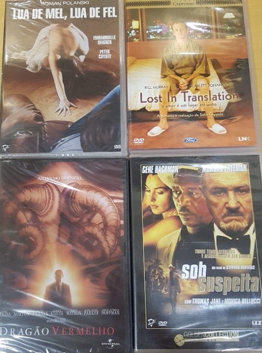 Conjunto de 8 DVD novos