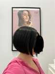 Nowa! Peruka Dua Mono Part czarny bob