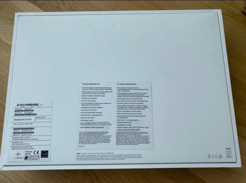 Pudełko MacPro oryginalne opakowania Apple