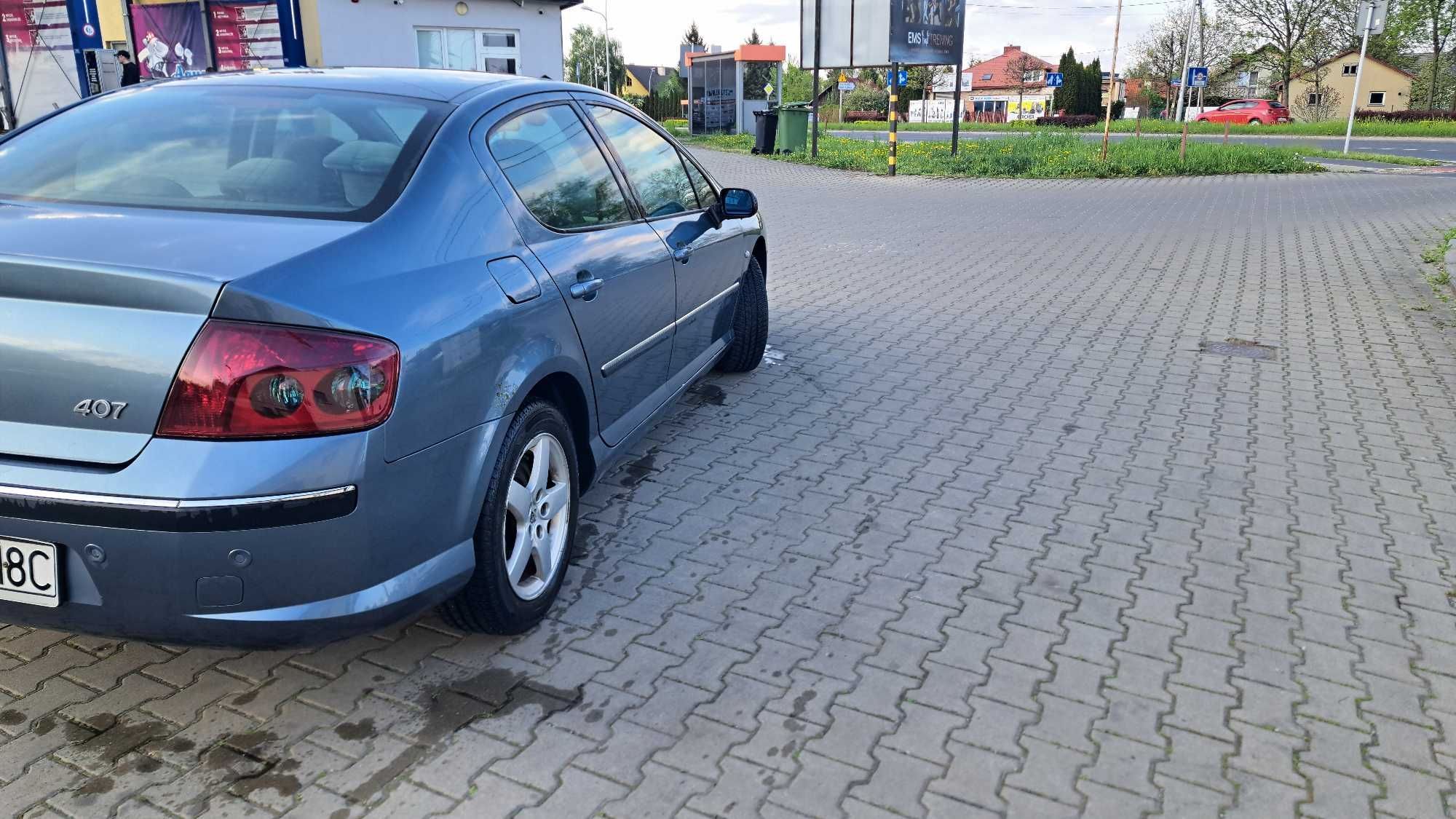 Peugeot 407, 1,8PB, 2005, 212,5 tys km, 5900PLN