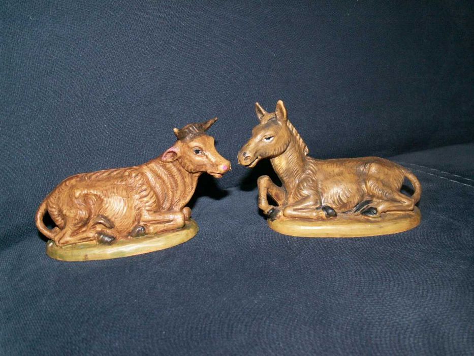 Figurki 11,5 cm - Włoskie  do szopki Bożonarodzeniowej - Komplet figur