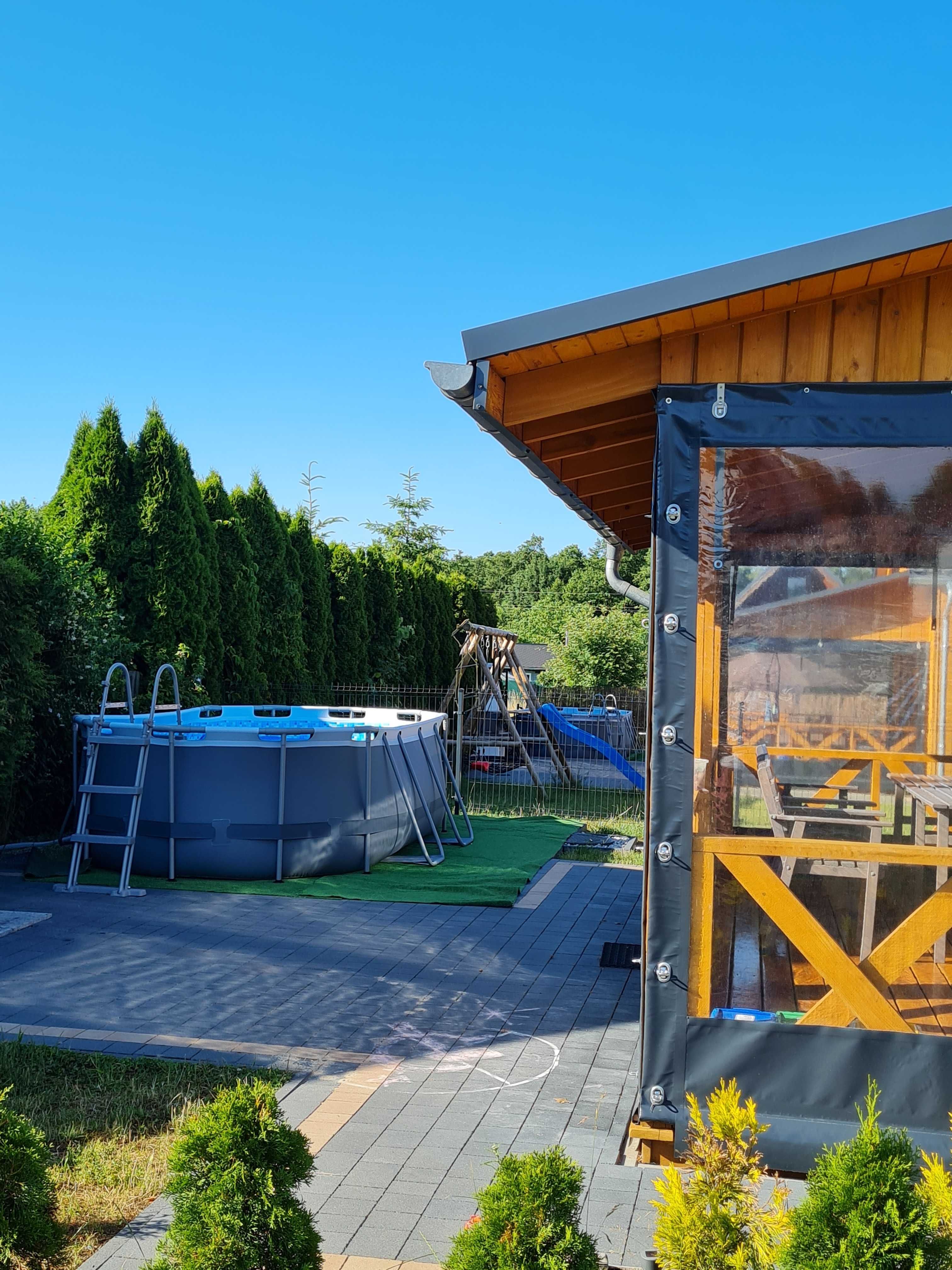 Domki 10 os - SAUNA, BASEN-Słoneczny Zakątek Lubrza Świebodzin