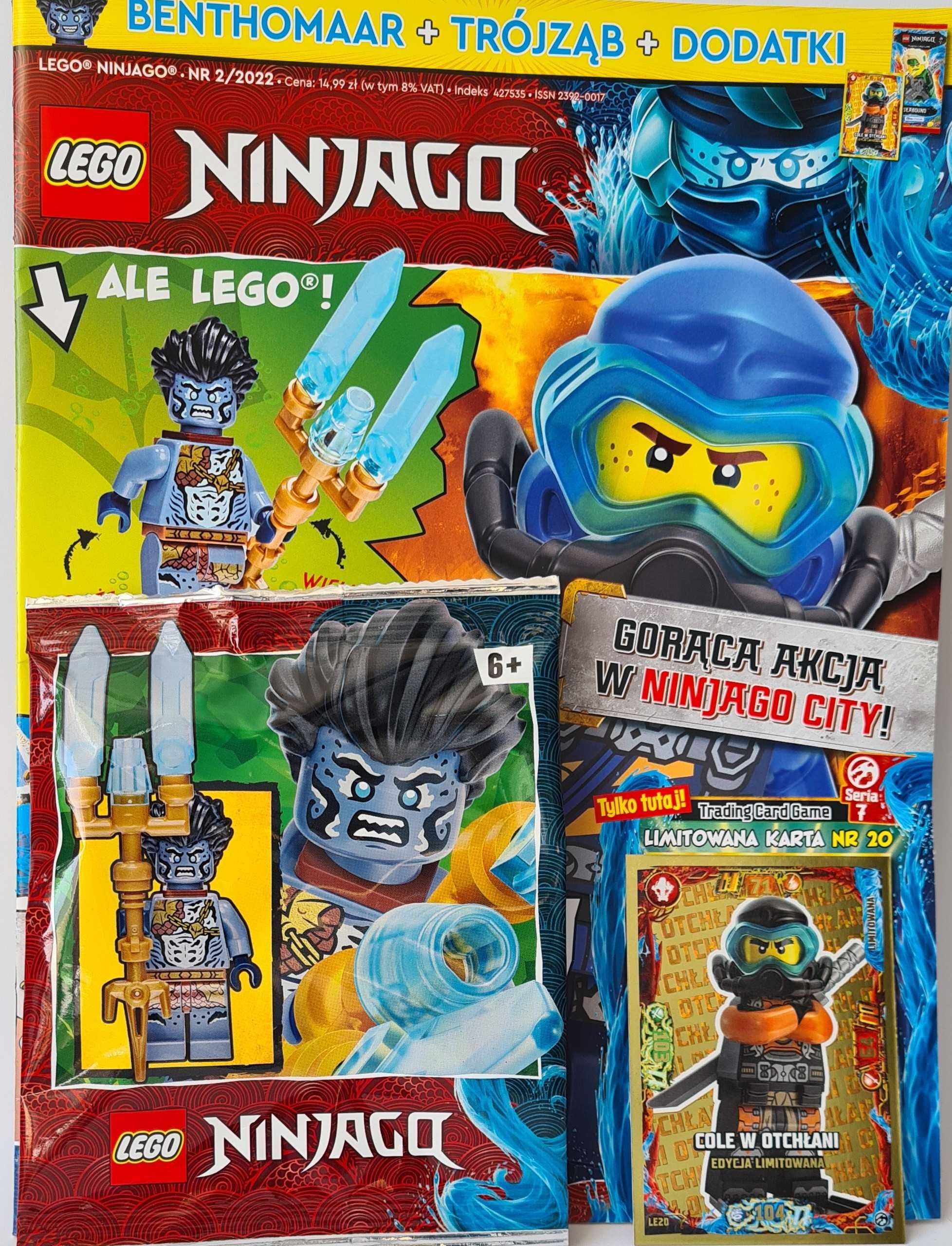 2 magazyny klocki LEGO Ninjago figurki Nurek Kai + BENTHOMAAR njo 697